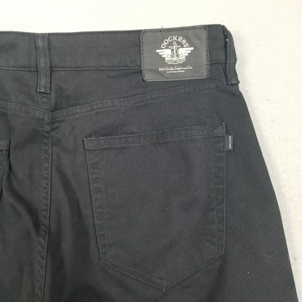 Dockers Slim Taper Jeans‎ Mens 30x34 Black All Seasons Tech Stretch Denim Pants